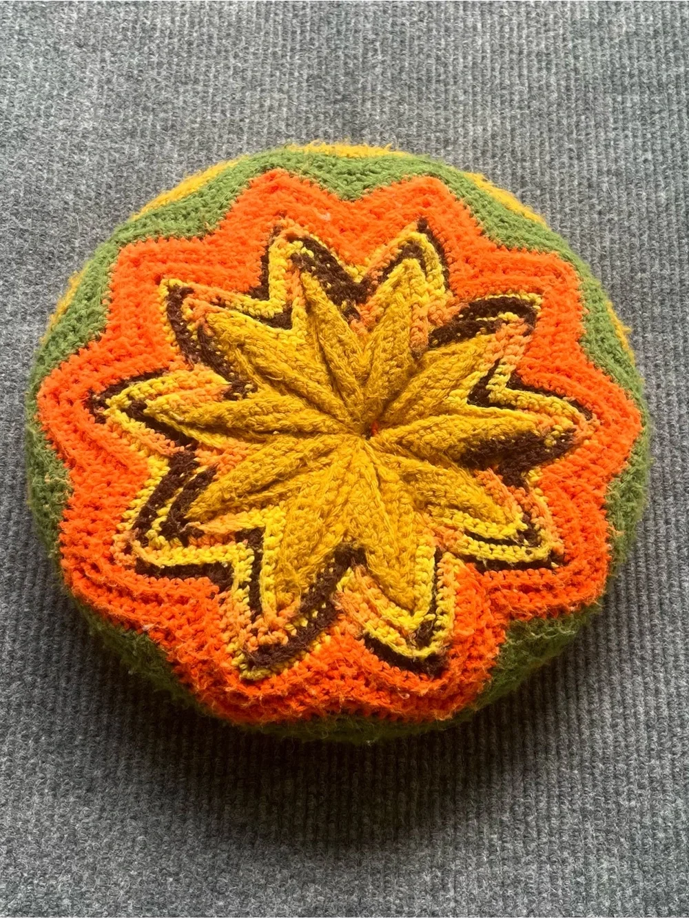 Vintage 70s Crochet Pillows
